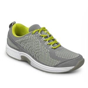 Women’s Orthofeet Coral Athletic Shoes, Color Gray, Size 12M